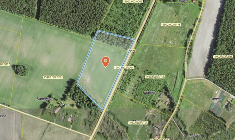 Ehitusvõimalusega kinnistu Pärnu lähedal – 4,01 ha